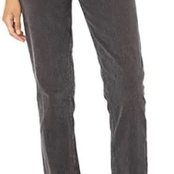 Abercrombie and Fitch Ultra High Rise Ankle Straight Jean - Picture 2 of 7